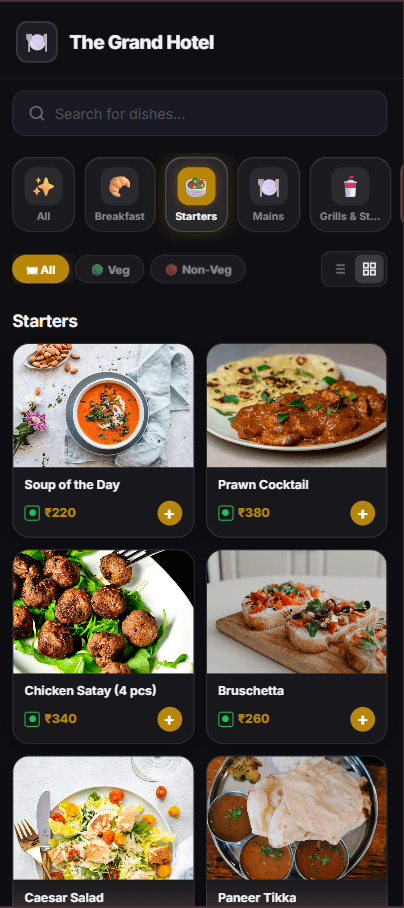 Menuly – QR Digital Menu Platform for Restaurants & Hotels screenshot 2